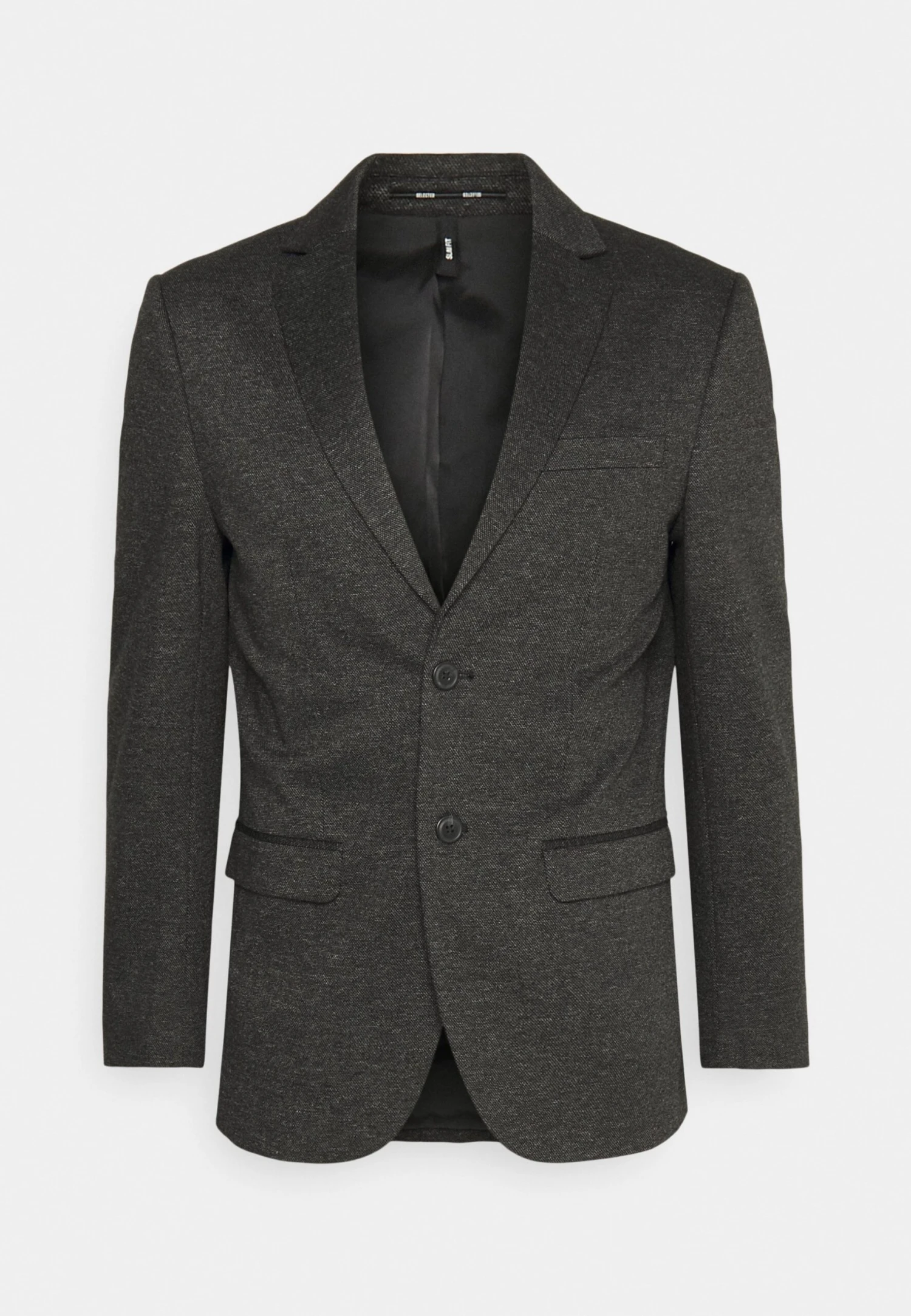 Selected Homme Slhslim Aitor - Blazer - Dark Grey Melange 5 Selected Homme Slhslim Aitor - Blazer - Dark Grey Melange - Afbeelding 5