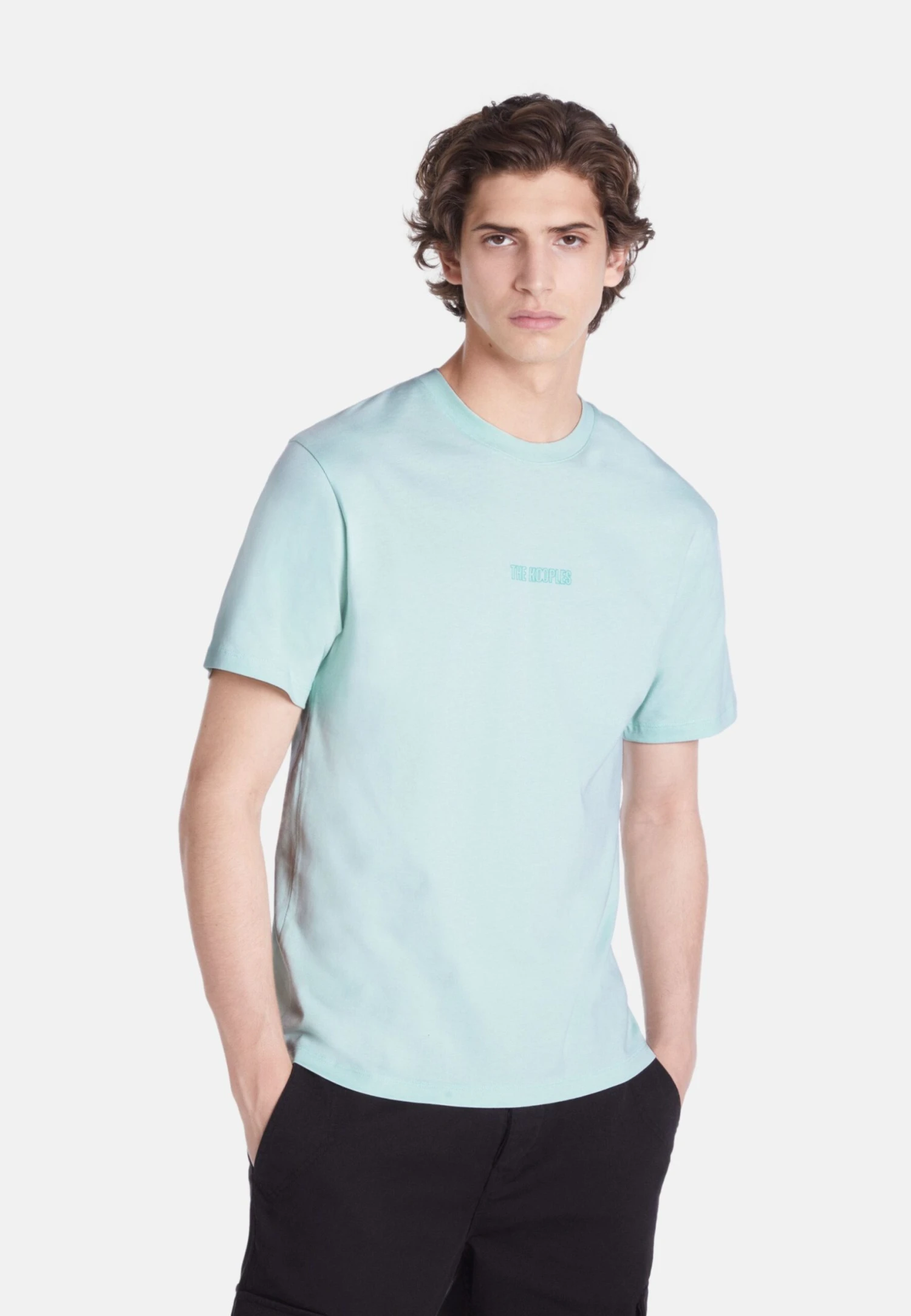 THE KOOPLES Avec Logo En Manches Courtes - T-Shirt Basic - Ocean 1 THE KOOPLES Avec Logo En Manches Courtes - T-Shirt Basic - Ocean