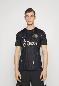 ADIDAS PERFORMANCE Manchester United Prematch - Fanartikel - Black/Night Grey/Glory Blue/Icey Pink