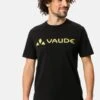 VAUDE Logo - T-Shirt Print - Black Yellow
