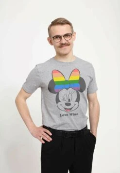 Disney Mickey Classic Love Wins Unisex - T-Shirt Print - Melange Grey -Next Verkoopwinkel c0c9b86e8d9747c582d1df67432b38b1