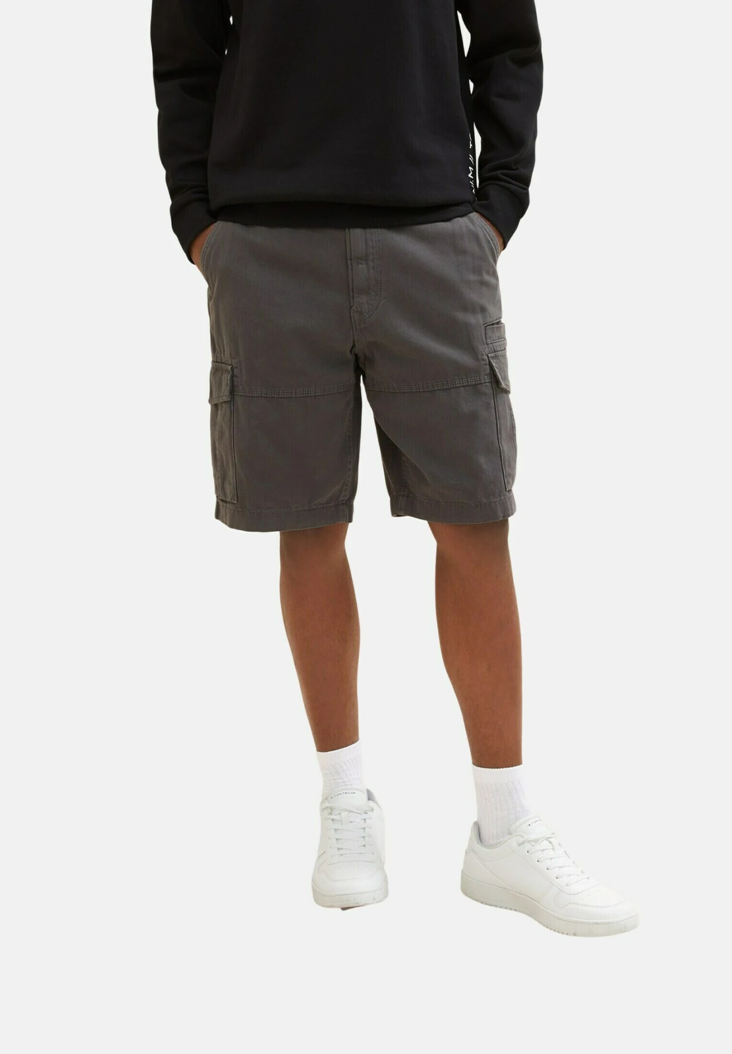 Tom Tailor Shorts - Tarmac Grey 1 Tom Tailor Shorts - Tarmac Grey
