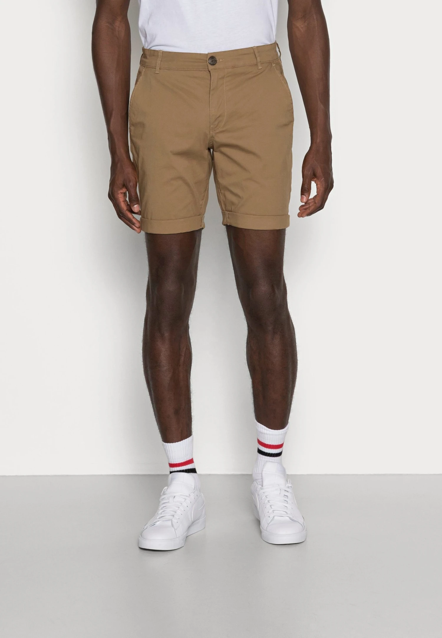 Selected Homme Slhstraight Paris - Shorts - Camel 1 Selected Homme Slhstraight Paris - Shorts - Camel