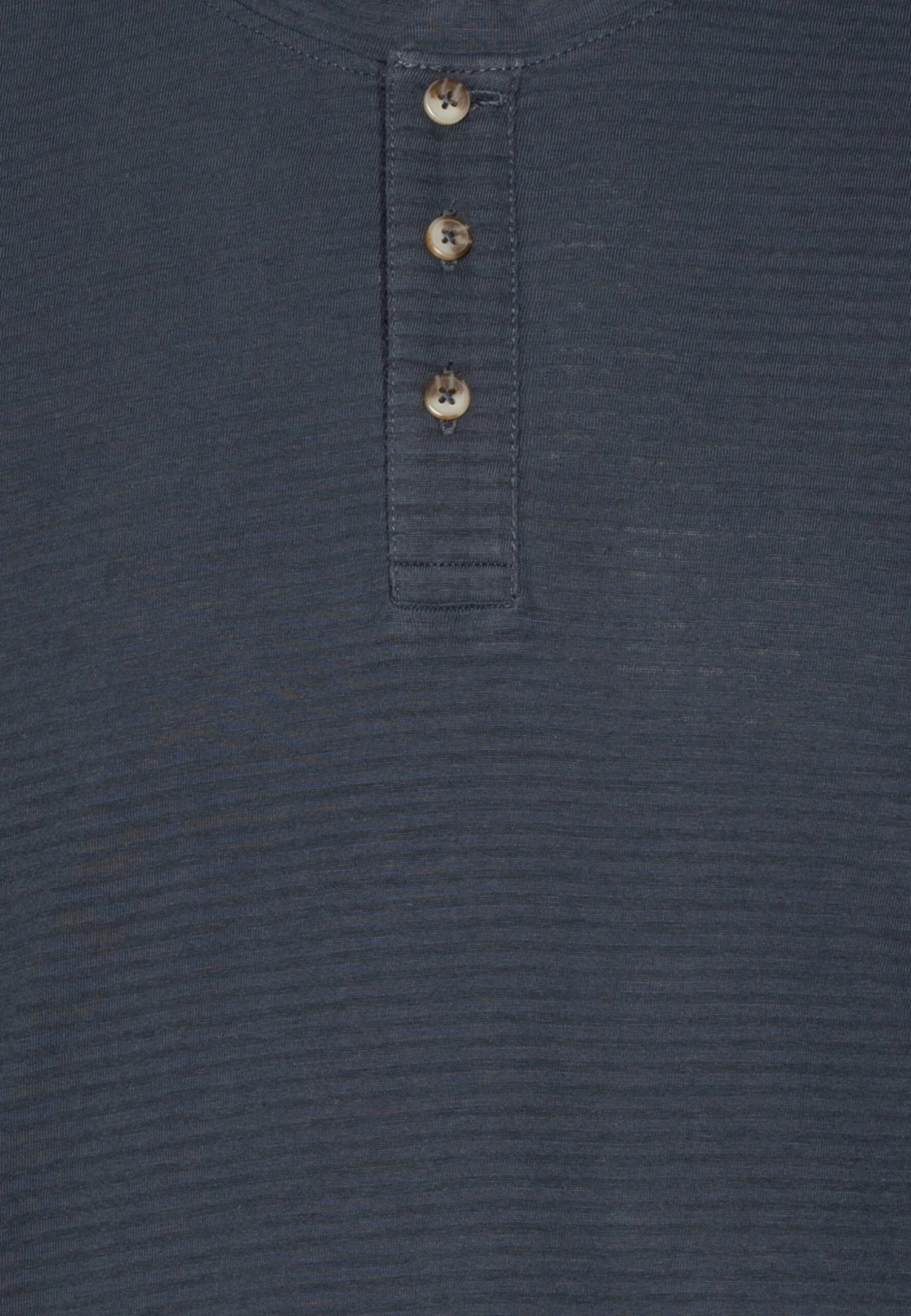 Tom Tailor Basic Longsleeve Henley - Longsleeve - Blue/Grey 3 Tom Tailor Basic Longsleeve Henley - Longsleeve - Blue/Grey - Afbeelding 3