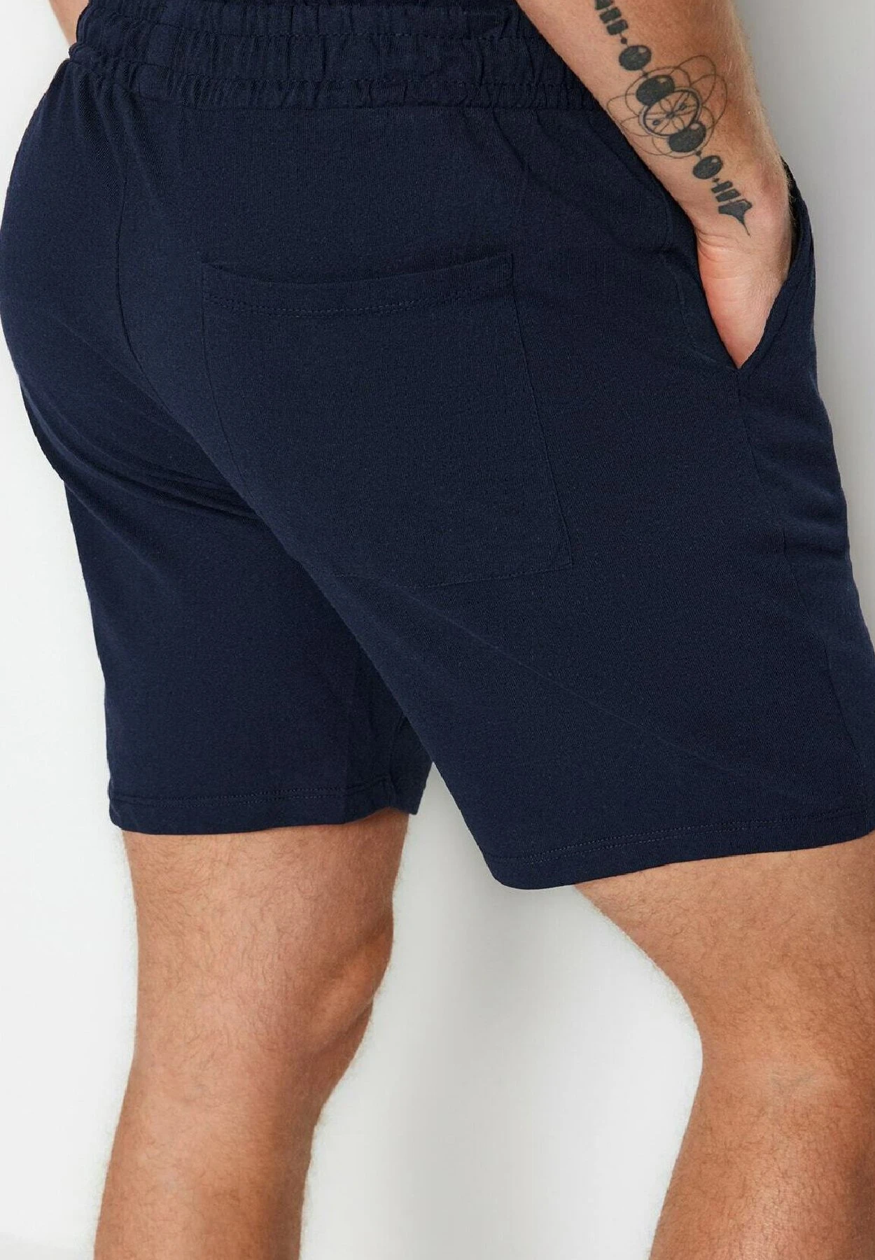 Trendyol Set Lounge - Pyjama - Navy Blue 4 Trendyol Set Lounge - Pyjama - Navy Blue - Afbeelding 4