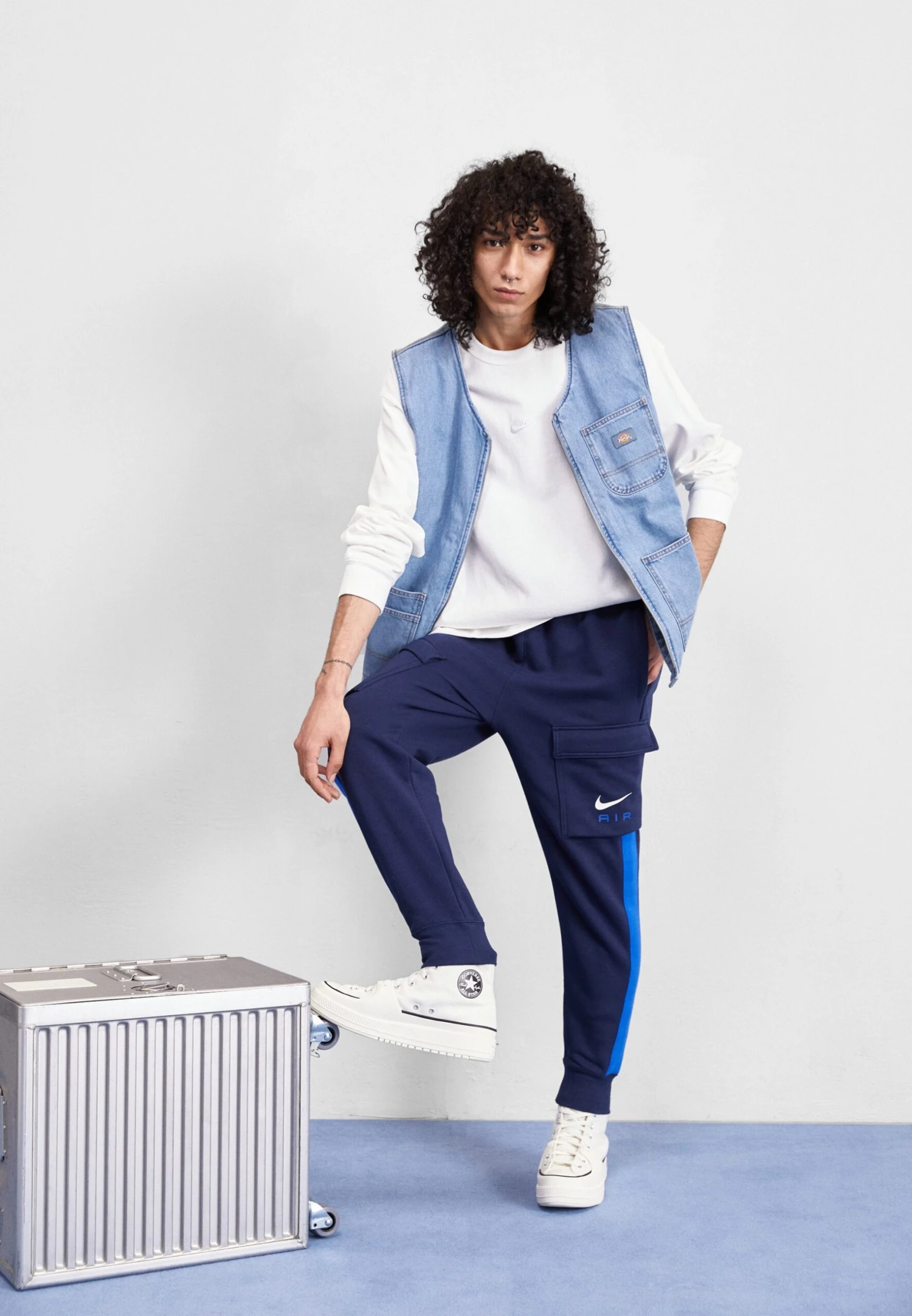 Nike Sportswear Air Pant- Cargobroek - Obsidian/Game Royal 2 Nike Sportswear Air Pant- Cargobroek - Obsidian/Game Royal - Afbeelding 2