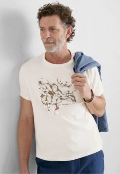 T-Shirt Print - Falmouth Map Chalk