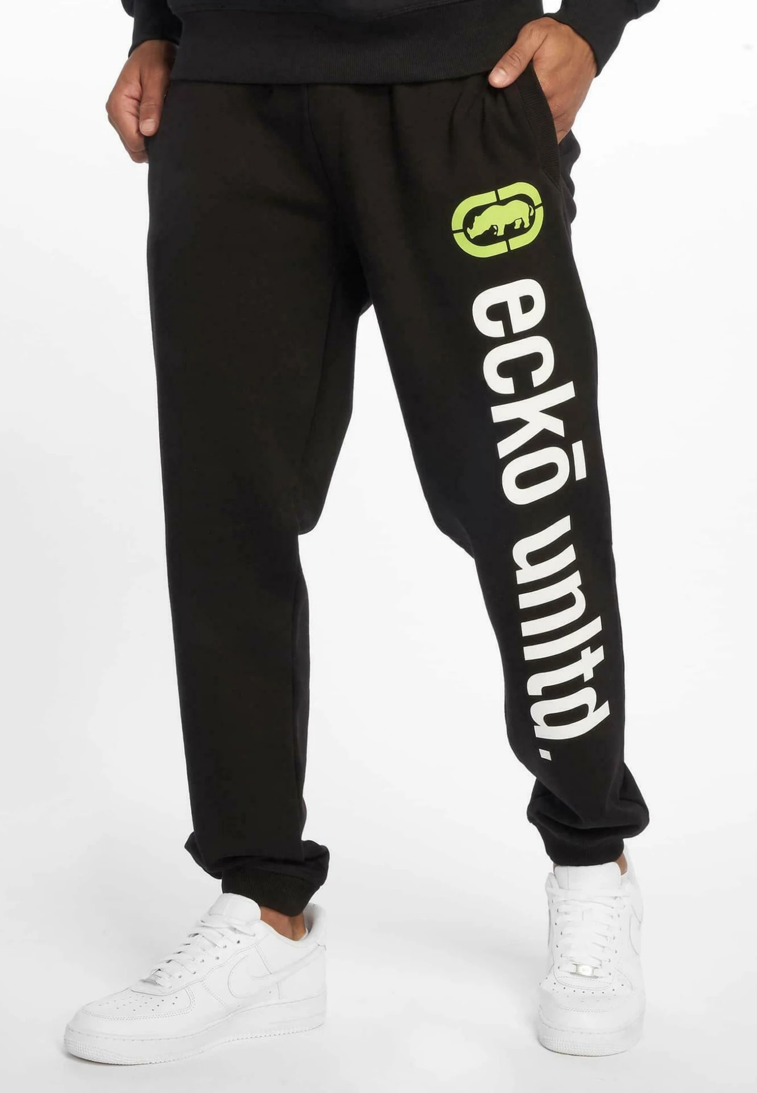 2Face- Trainingsbroek - Black Green 1 2Face- Trainingsbroek - Black Green