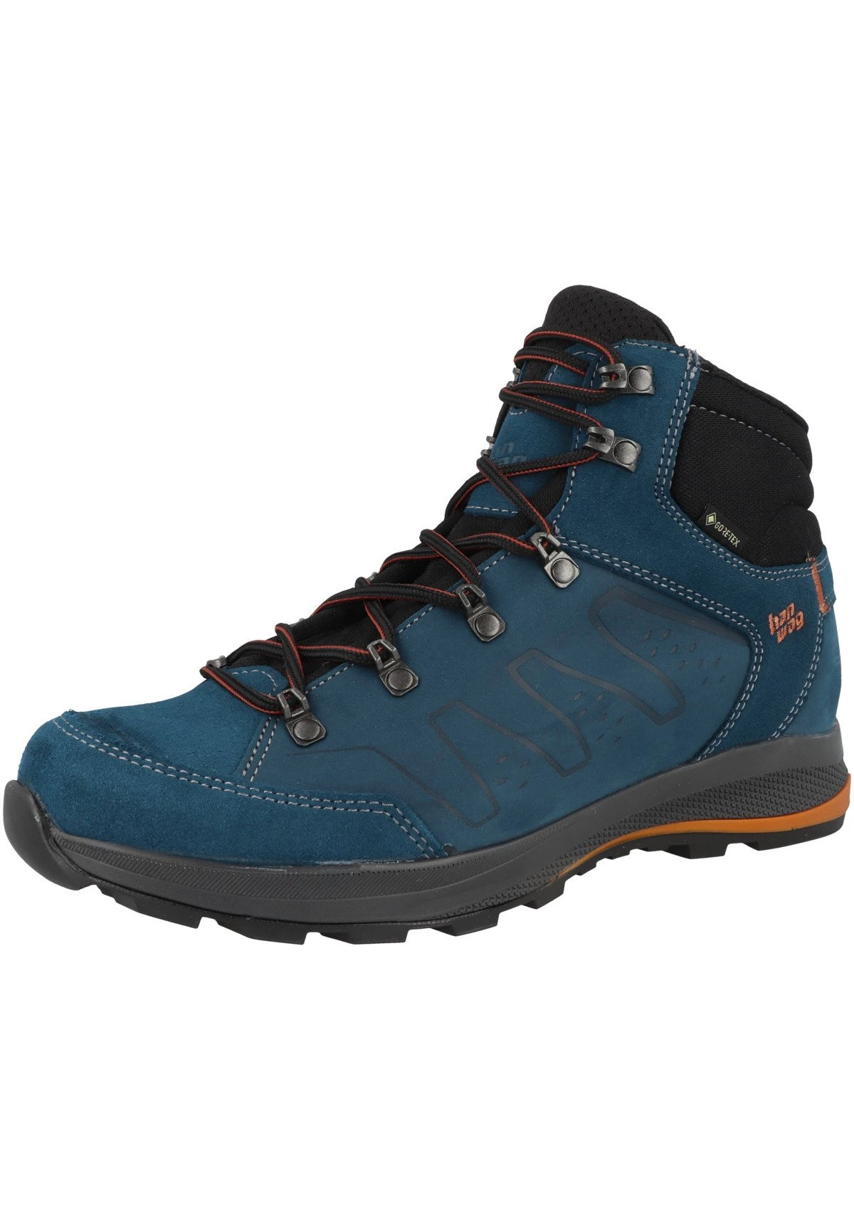 Hanwag Outdoorschoenen - Seablue Orange 2 Hanwag Outdoorschoenen - Seablue Orange - Afbeelding 2