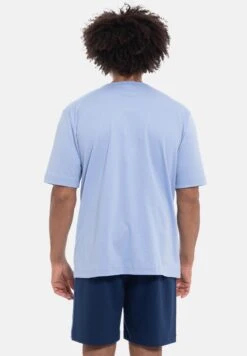 MEY Kurzarm Lounge - Pyjama - Blau 7 MEY Kurzarm Lounge - Pyjama - Blau -Next Verkoopwinkel c903d720430f454ab7a1d82a89b62885