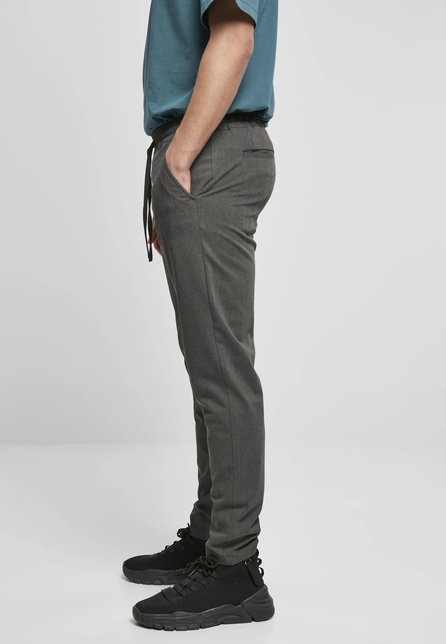 URBAN CLASSICS Tapered Jogger - Trainingsbroek - Grey 3 URBAN CLASSICS Tapered Jogger - Trainingsbroek - Grey - Afbeelding 3