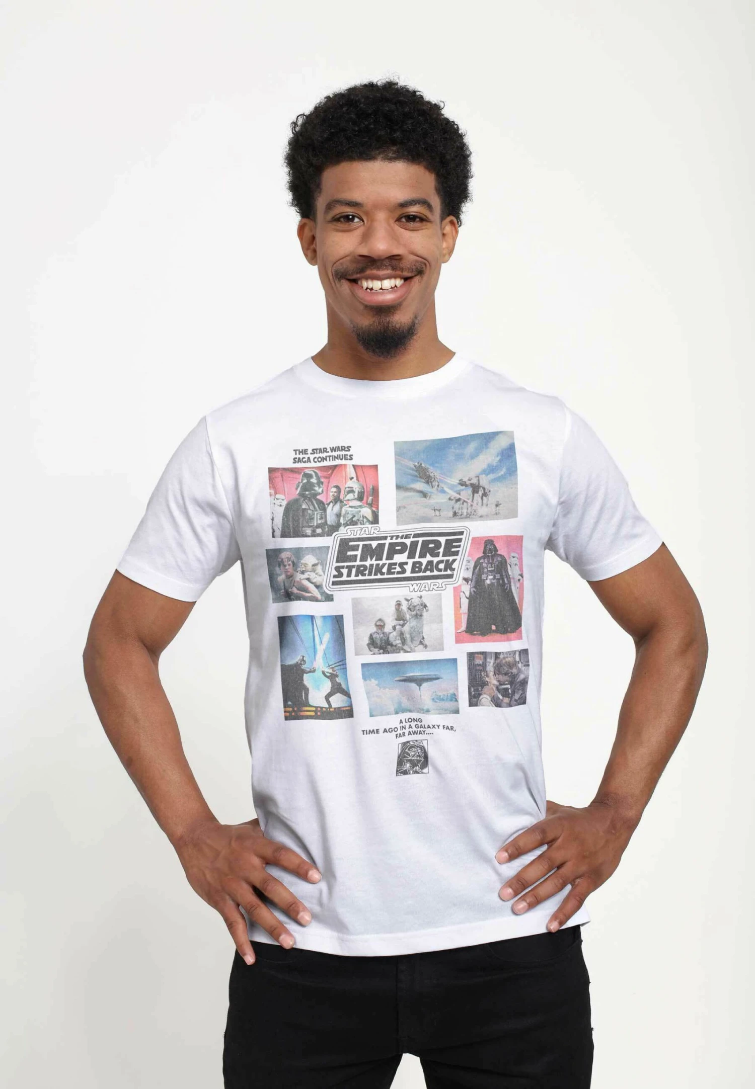 Star Wars: Classic Empire Scrapbook Unisex - T-Shirt Print - White