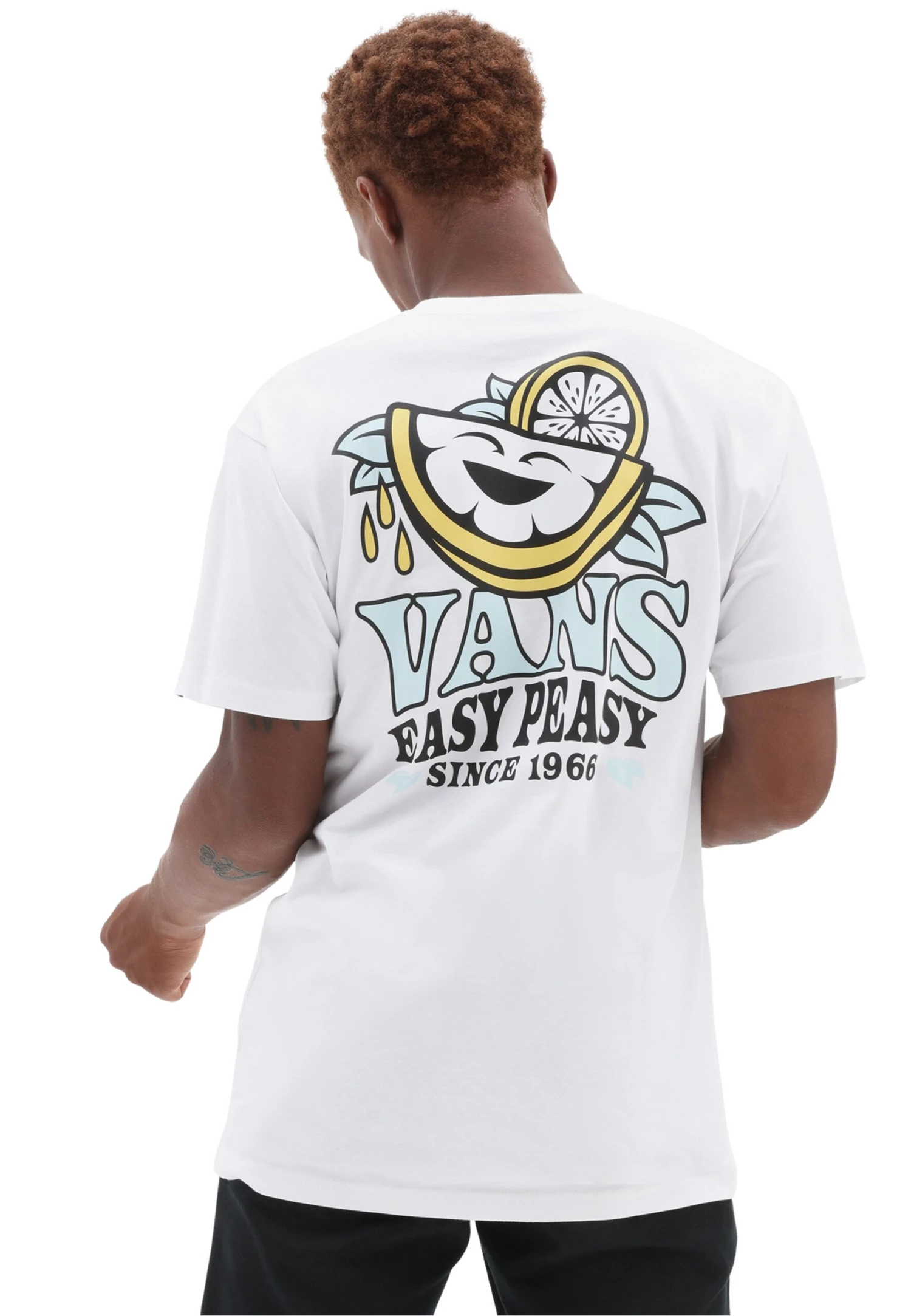 Vans Easy Peasy - T-Shirt Print - White 1 Vans Easy Peasy - T-Shirt Print - White