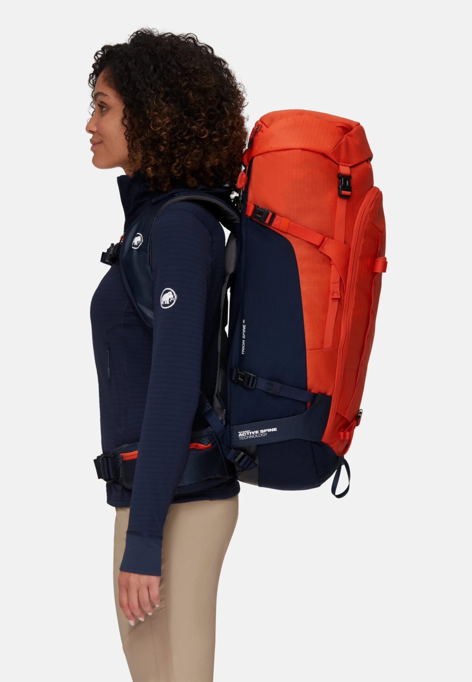 Mammut Trion Spine- Backpack - Hot Red Marine 1 Mammut Trion Spine- Backpack - Hot Red Marine