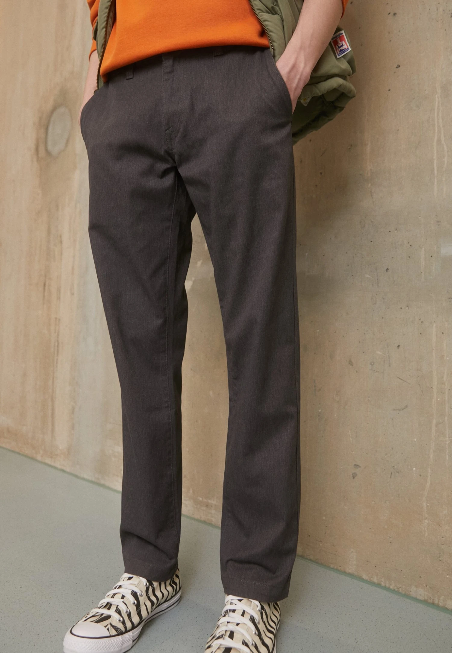 Volcom Frickin Modern- Broek - Charcoal Heather 1 Volcom Frickin Modern- Broek - Charcoal Heather