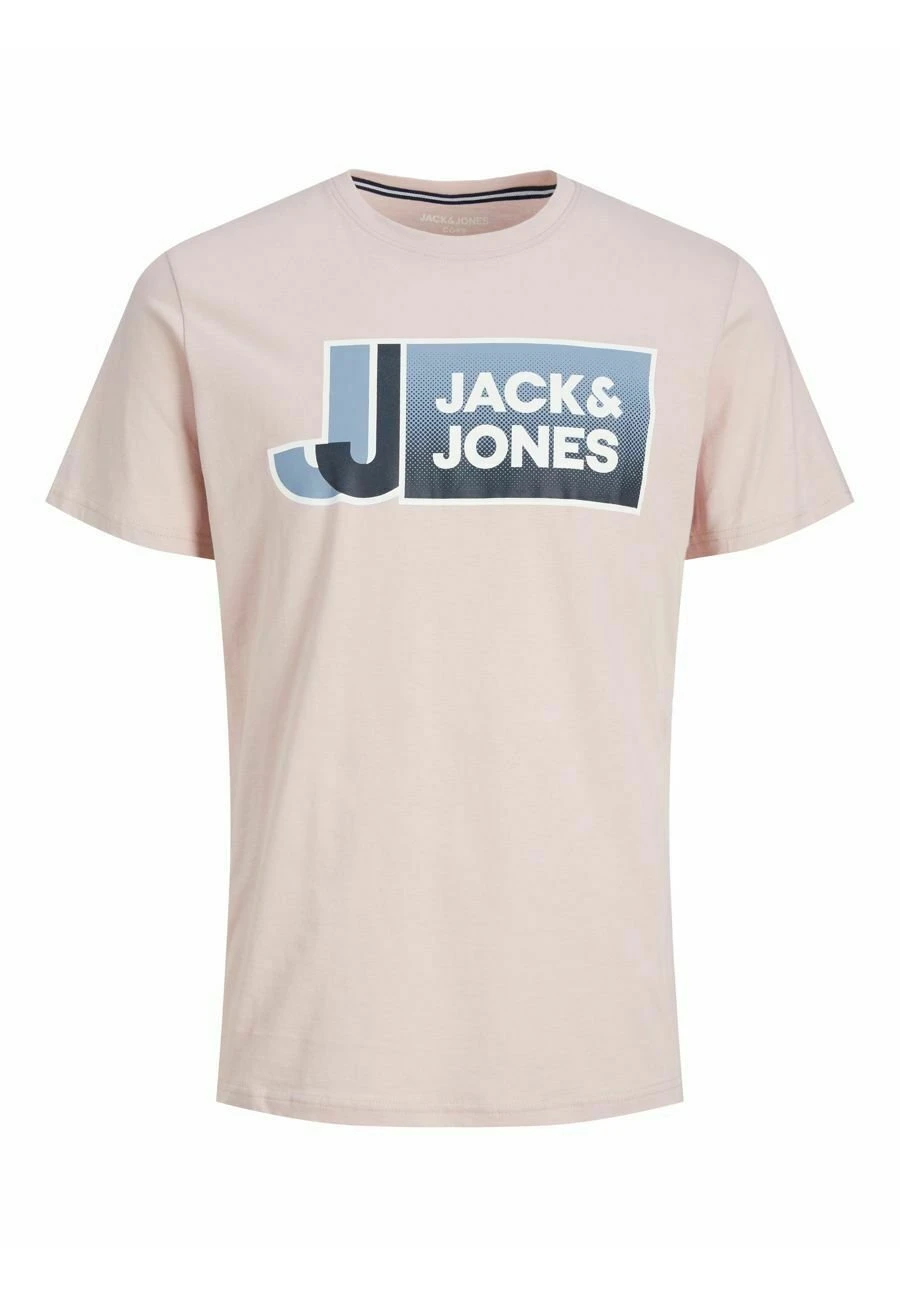 Jack & Jones Jcologan Crew Neck - T-Shirt Print - Violet Ice 7 Jack & Jones Jcologan Crew Neck - T-Shirt Print - Violet Ice - Afbeelding 7