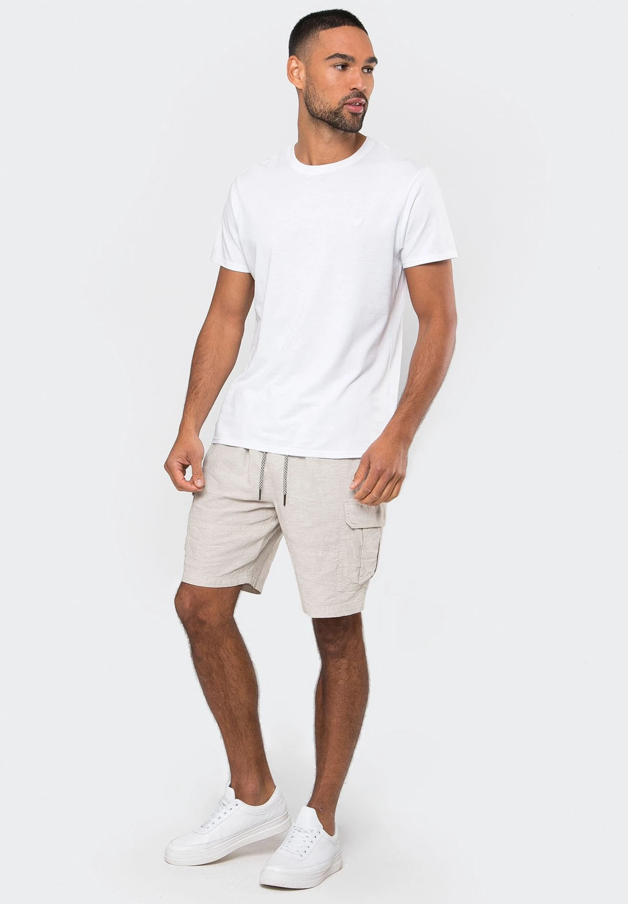 Threadbare Shorts - Stone 2 Threadbare Shorts - Stone - Afbeelding 2
