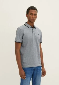 Tom Tailor Td - Poloshirt - Navy Vintage Beige Twotone