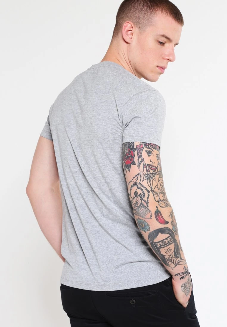 SAMSØE SAMSØE Kronos - T-Shirt Basic - Light Grey Melange 3 SAMSØE SAMSØE Kronos - T-Shirt Basic - Light Grey Melange - Afbeelding 3