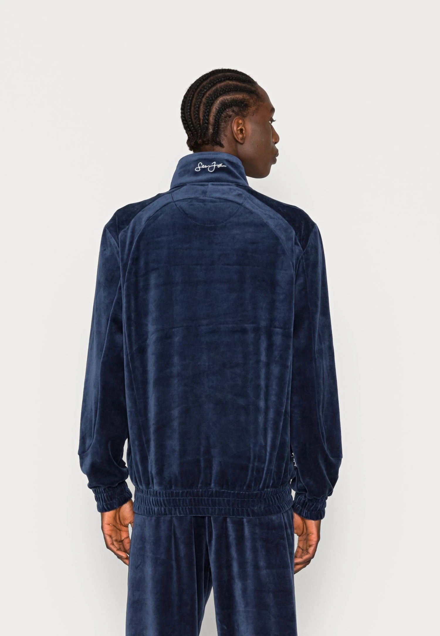 Sean John Script Logo Essential Trackjacket - Trainingsvest - Dark Blue 3 Sean John Script Logo Essential Trackjacket - Trainingsvest - Dark Blue - Afbeelding 3