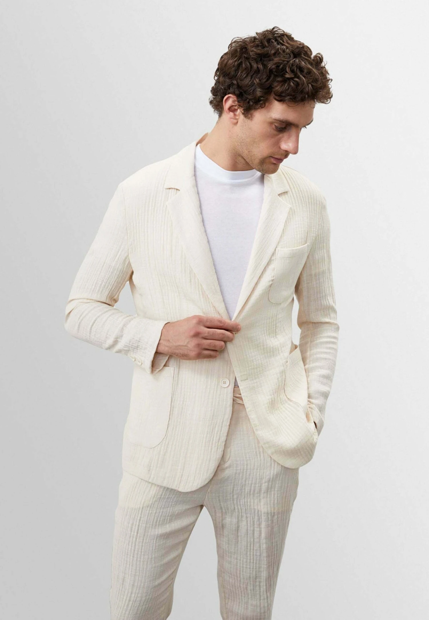 Blazer - Ecru 5 Blazer - Ecru - Afbeelding 5