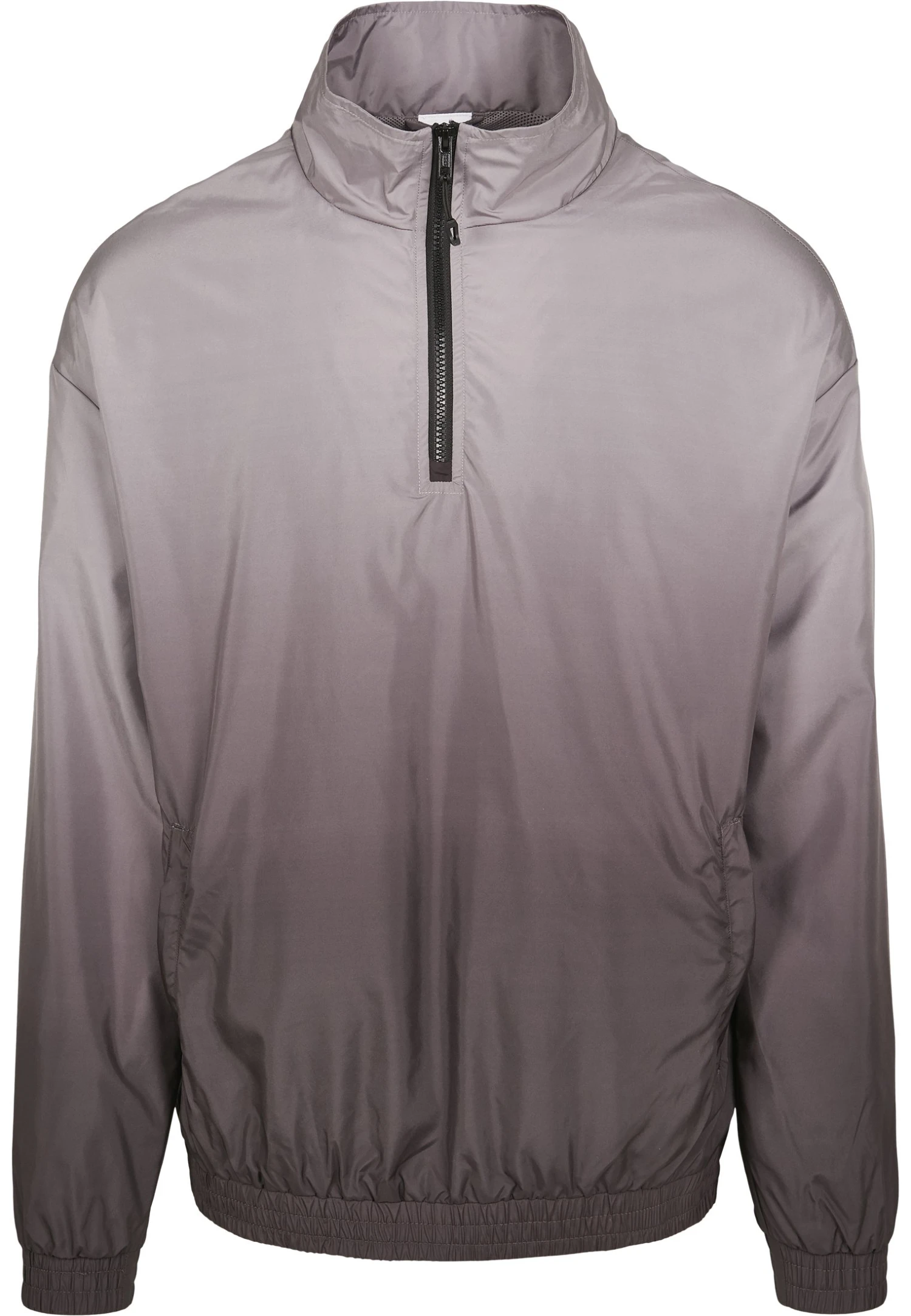 URBAN CLASSICS Gradient Pull Over Jacket - Trainingsvest - Black/Grey 8 URBAN CLASSICS Gradient Pull Over Jacket - Trainingsvest - Black/Grey - Afbeelding 8