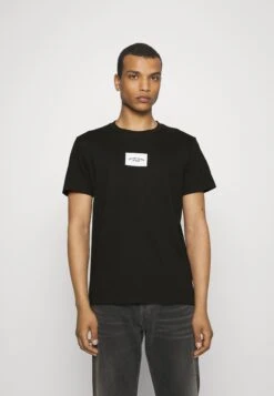 Calvin Klein Jeans Small Center Box Tee - T-Shirt Print - Black