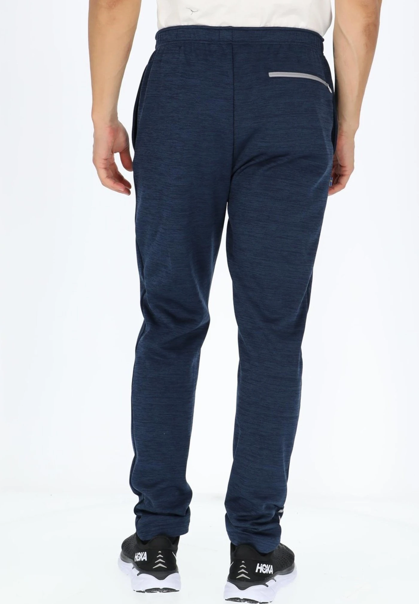 Training Logo - Trainingsbroek - Navy Melange Lt. Grey Melange 2 Training Logo - Trainingsbroek - Navy Melange Lt. Grey Melange - Afbeelding 2