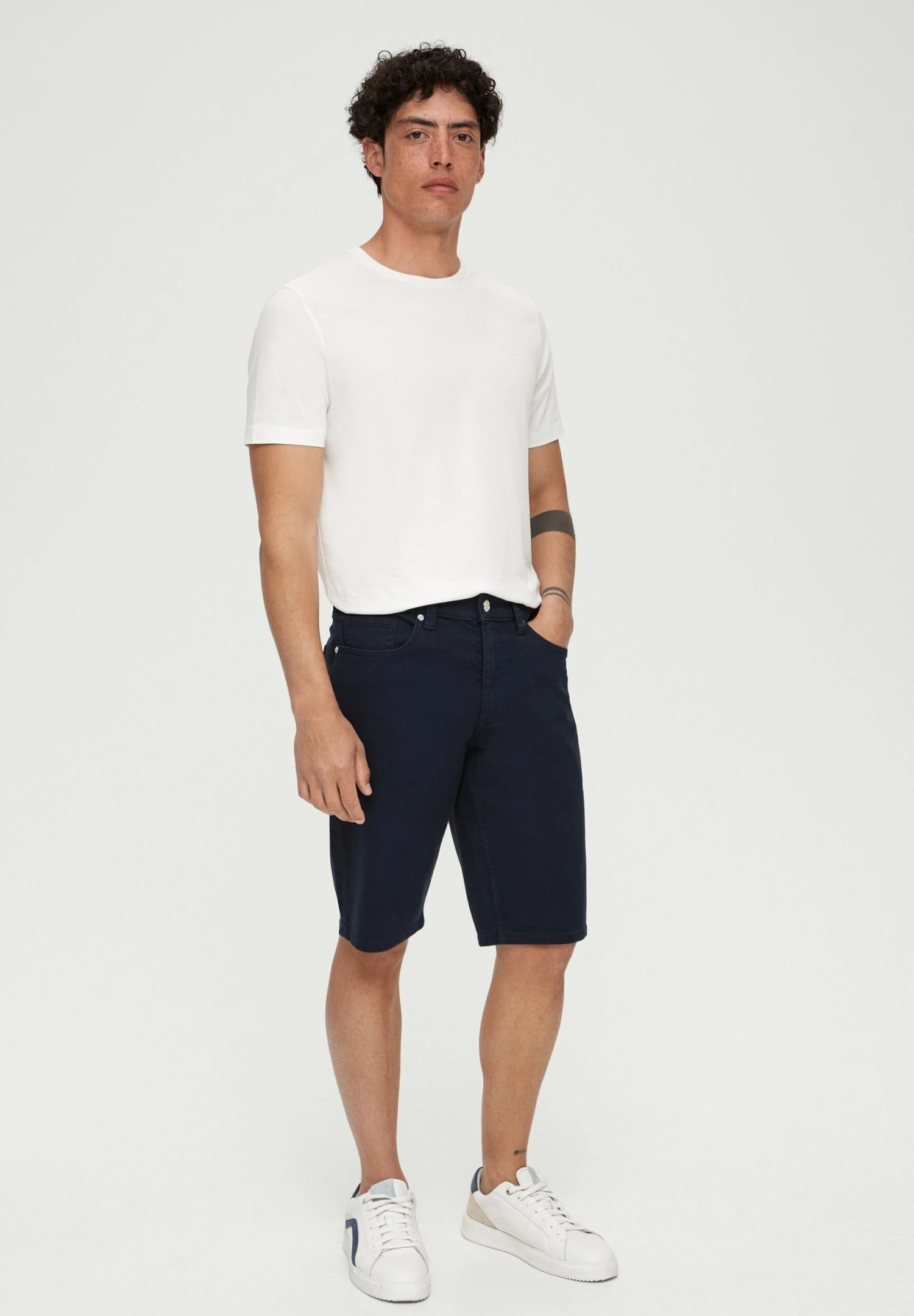 S.Oliver Stretch - Jeansshort - Navy 2 S.Oliver Stretch - Jeansshort - Navy - Afbeelding 2