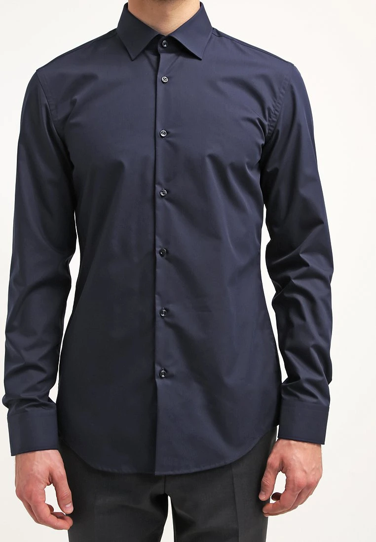 Hugo Jenno - Zakelijk Overhemd - Navy 5 Hugo Jenno - Zakelijk Overhemd - Navy - Afbeelding 5