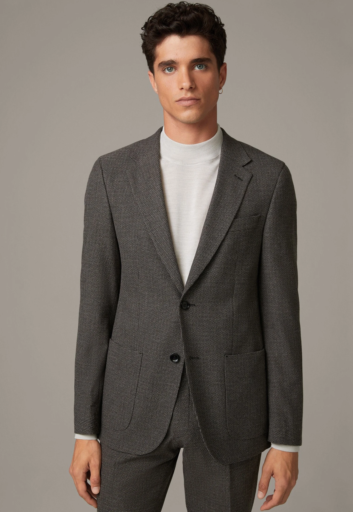 Strellson Sakko Arndt - Blazer - Dunkelbraun Schwarz Gemustert 1 Strellson Sakko Arndt - Blazer - Dunkelbraun Schwarz Gemustert