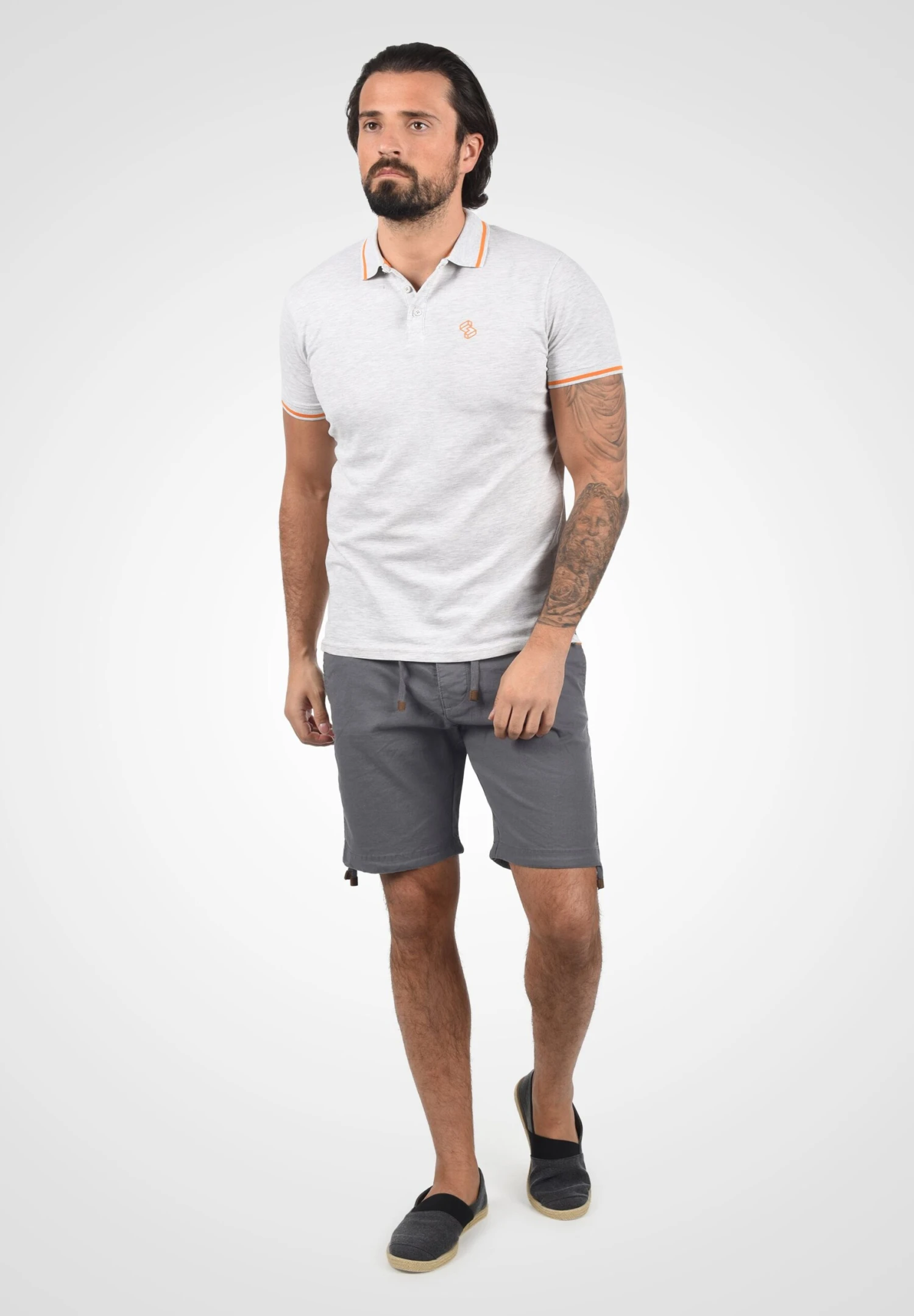 Indicode Jeans Idmoses - Shorts - Iron 2 Indicode Jeans Idmoses - Shorts - Iron - Afbeelding 2