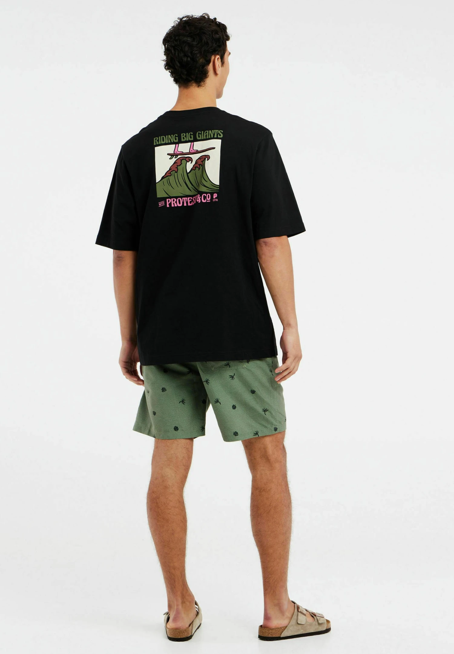 Protest Udri- T-Shirt Print - True Black 4 Protest Udri- T-Shirt Print - True Black - Afbeelding 4