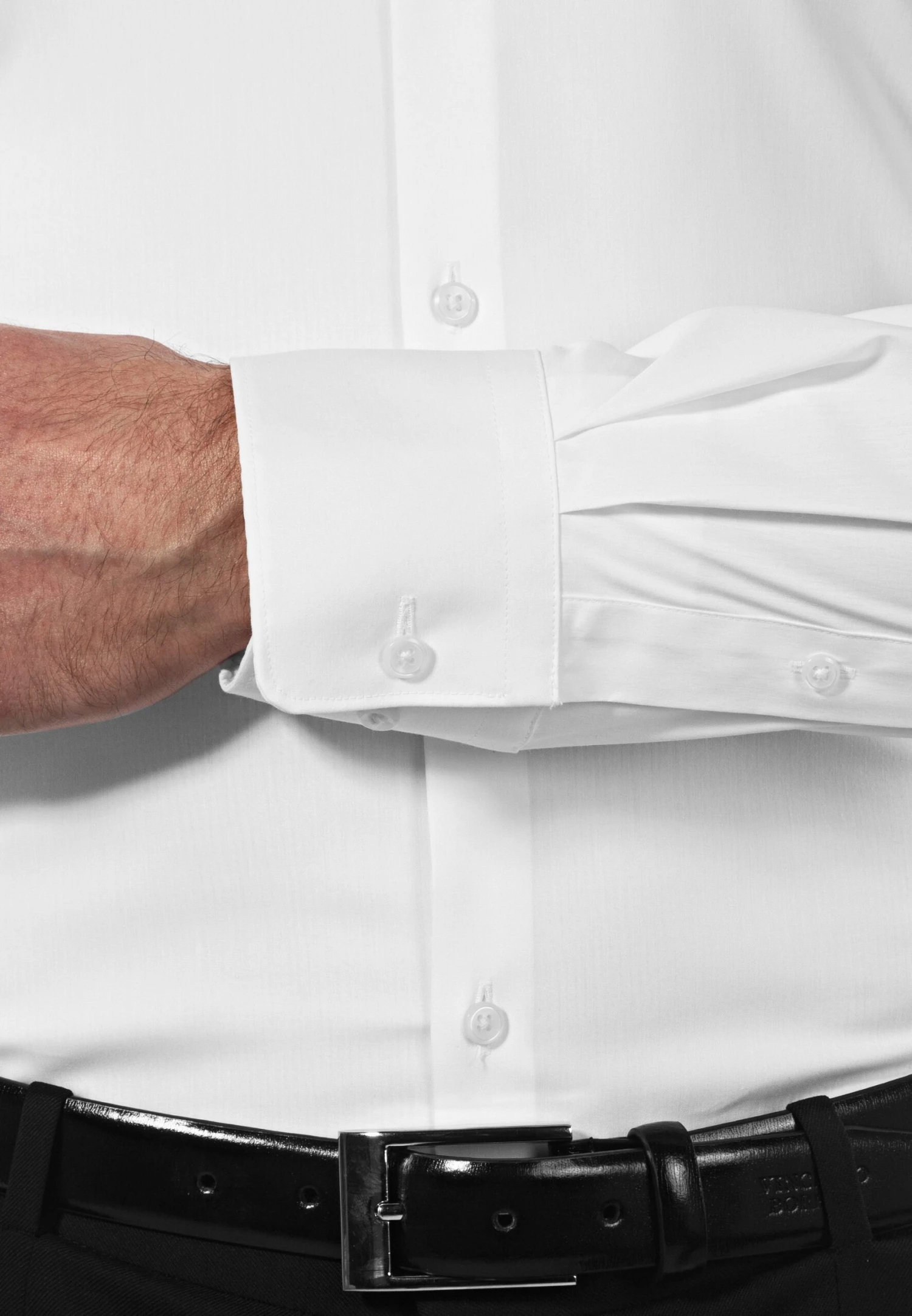 Super Fitted Stretch - Zakelijk Overhemd - Weiß 4 Super Fitted Stretch - Zakelijk Overhemd - Weiß - Afbeelding 4