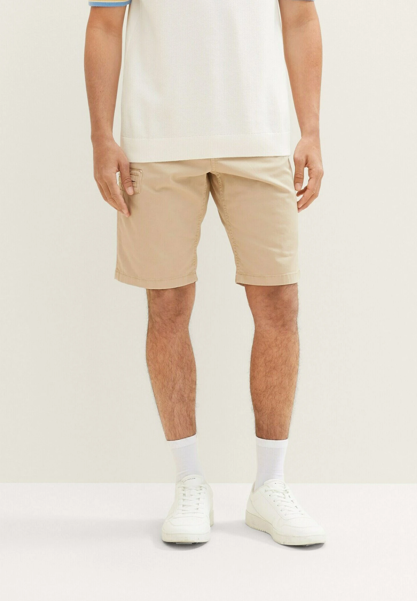 Tom Tailor Bermuda - Shorts - Caramel Beige 1 Tom Tailor Bermuda - Shorts - Caramel Beige