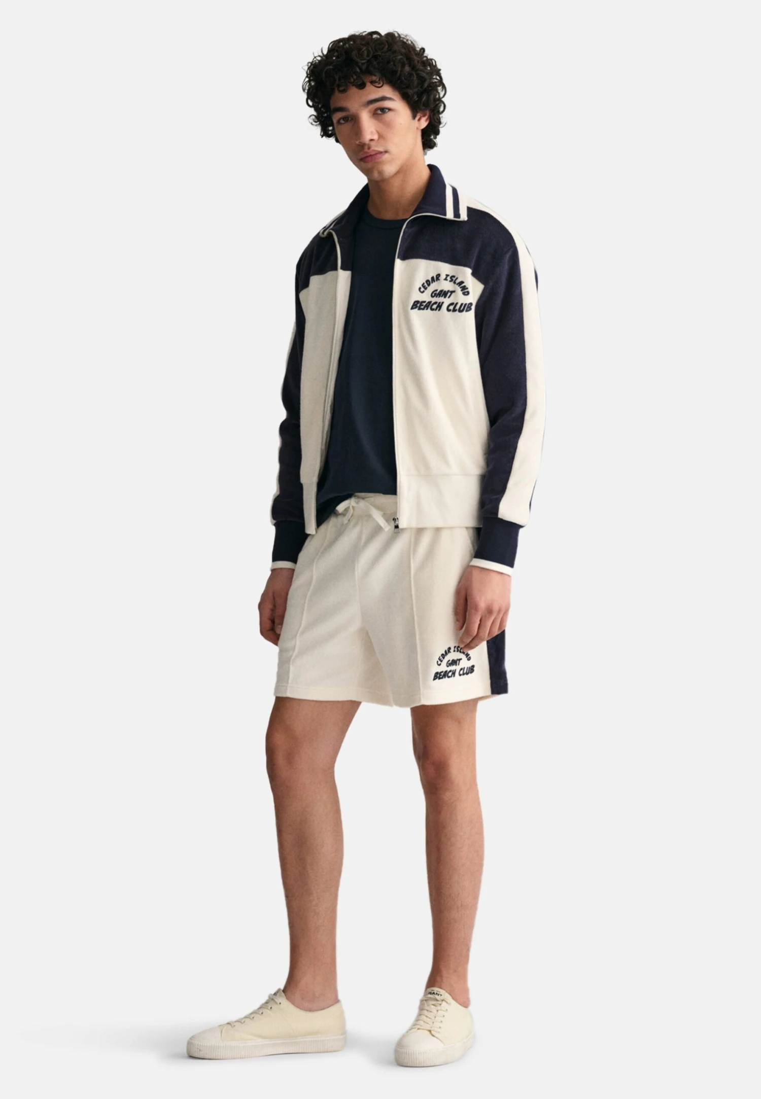 Gant Trainingsbroek - Eggshell 2 Gant Trainingsbroek - Eggshell - Afbeelding 2