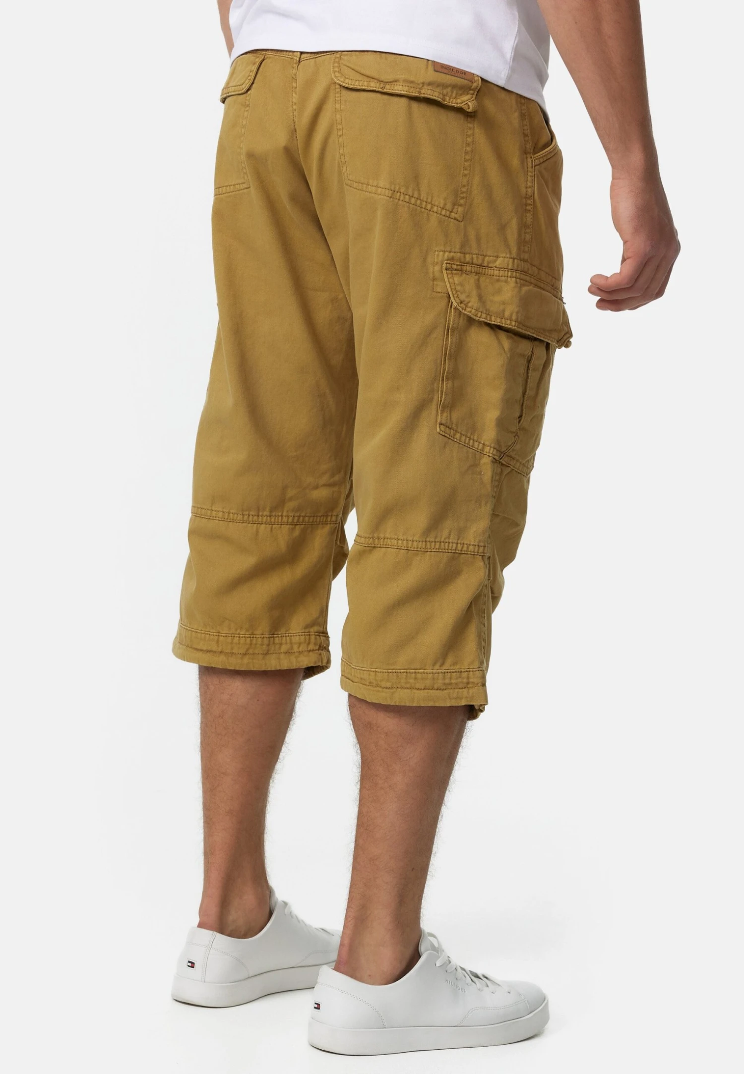Indicode Jeans Mit Gürtel Nicolas - Shorts - Amber 3 Indicode Jeans Mit Gürtel Nicolas - Shorts - Amber - Afbeelding 3
