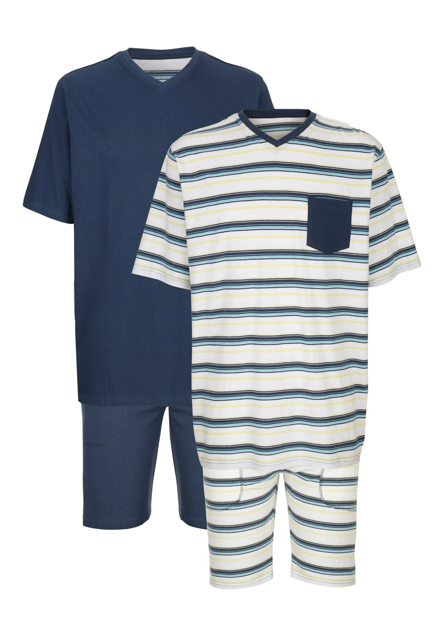 2Er-Pack - Pyjama - MarineblauGelb 1 2Er-Pack - Pyjama - MarineblauGelb
