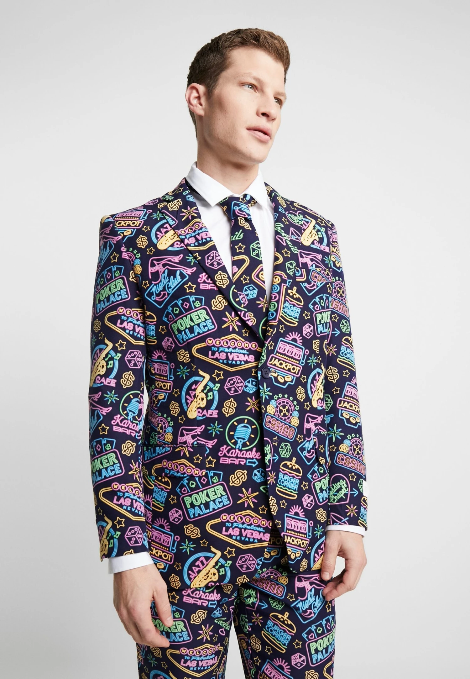 Opposuits Mr Vegas - Kostuum - Navy 3 Opposuits Mr Vegas - Kostuum - Navy - Afbeelding 3