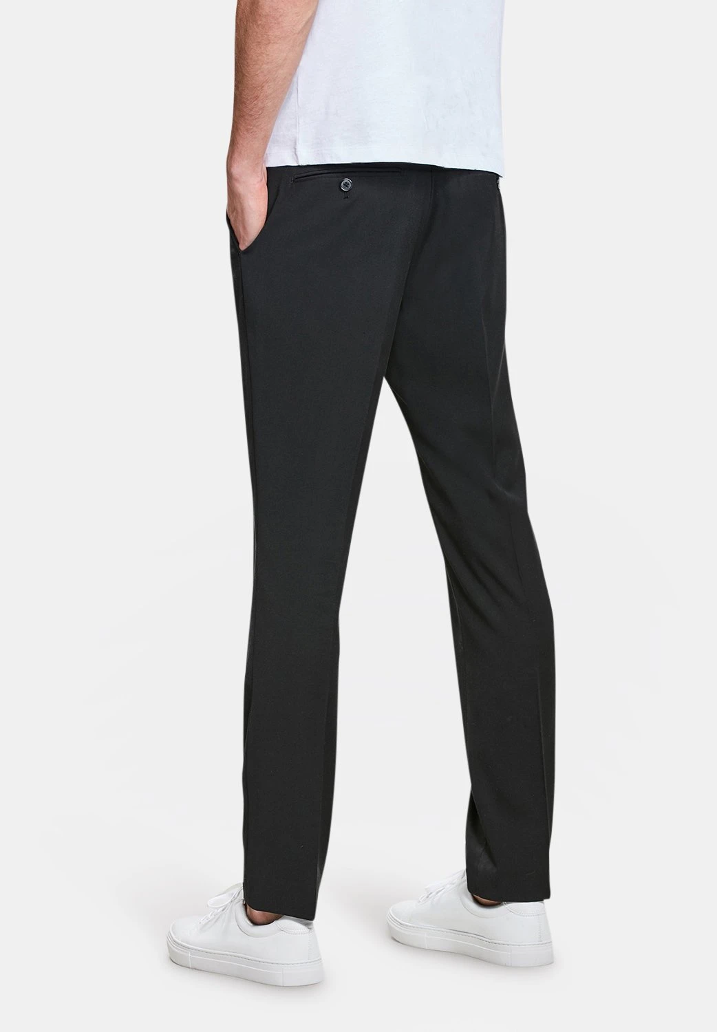 WE FASHION Slim Fit - Pantalon - Black 3 WE FASHION Slim Fit - Pantalon - Black - Afbeelding 3