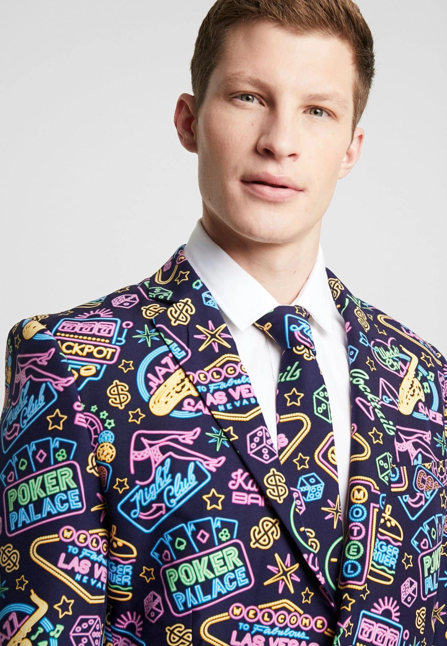 Opposuits Mr Vegas - Kostuum - Navy 7 Opposuits Mr Vegas - Kostuum - Navy - Afbeelding 7