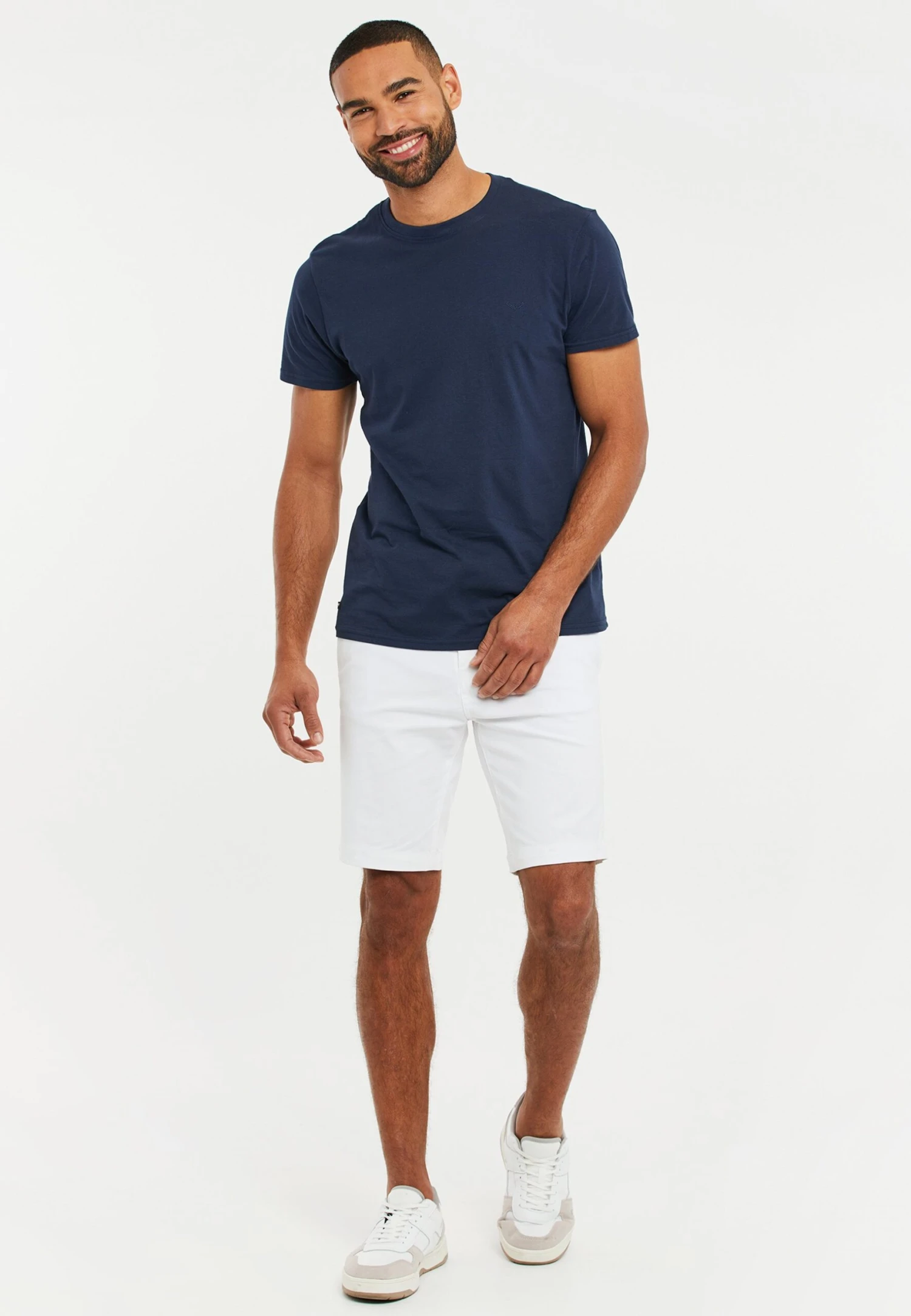 Threadbare Thbconta - Shorts - White 2 Threadbare Thbconta - Shorts - White - Afbeelding 2