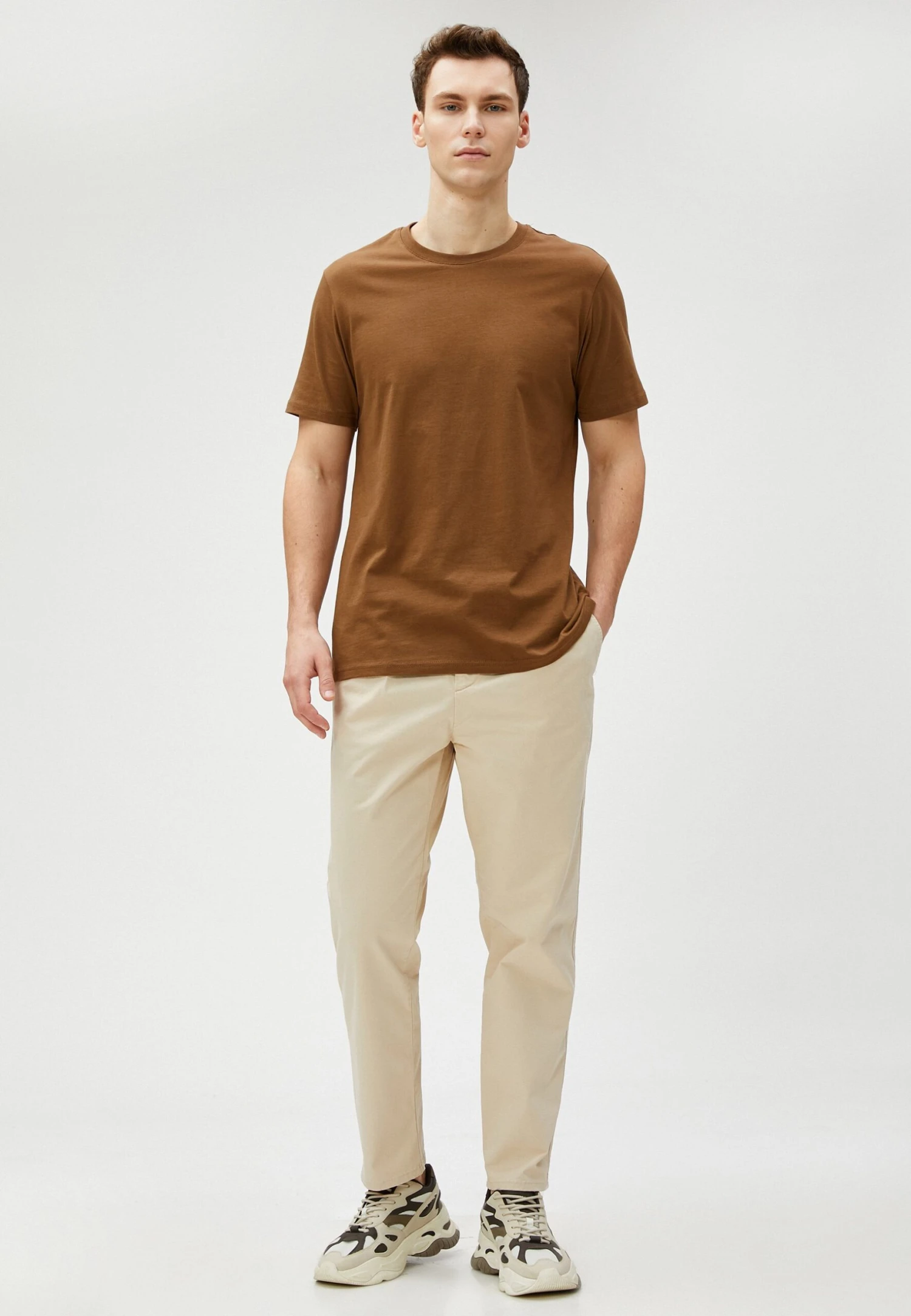 Koton Elastic Waist Pocket Detailed - Broek - Beige 2 Koton Elastic Waist Pocket Detailed - Broek - Beige - Afbeelding 2