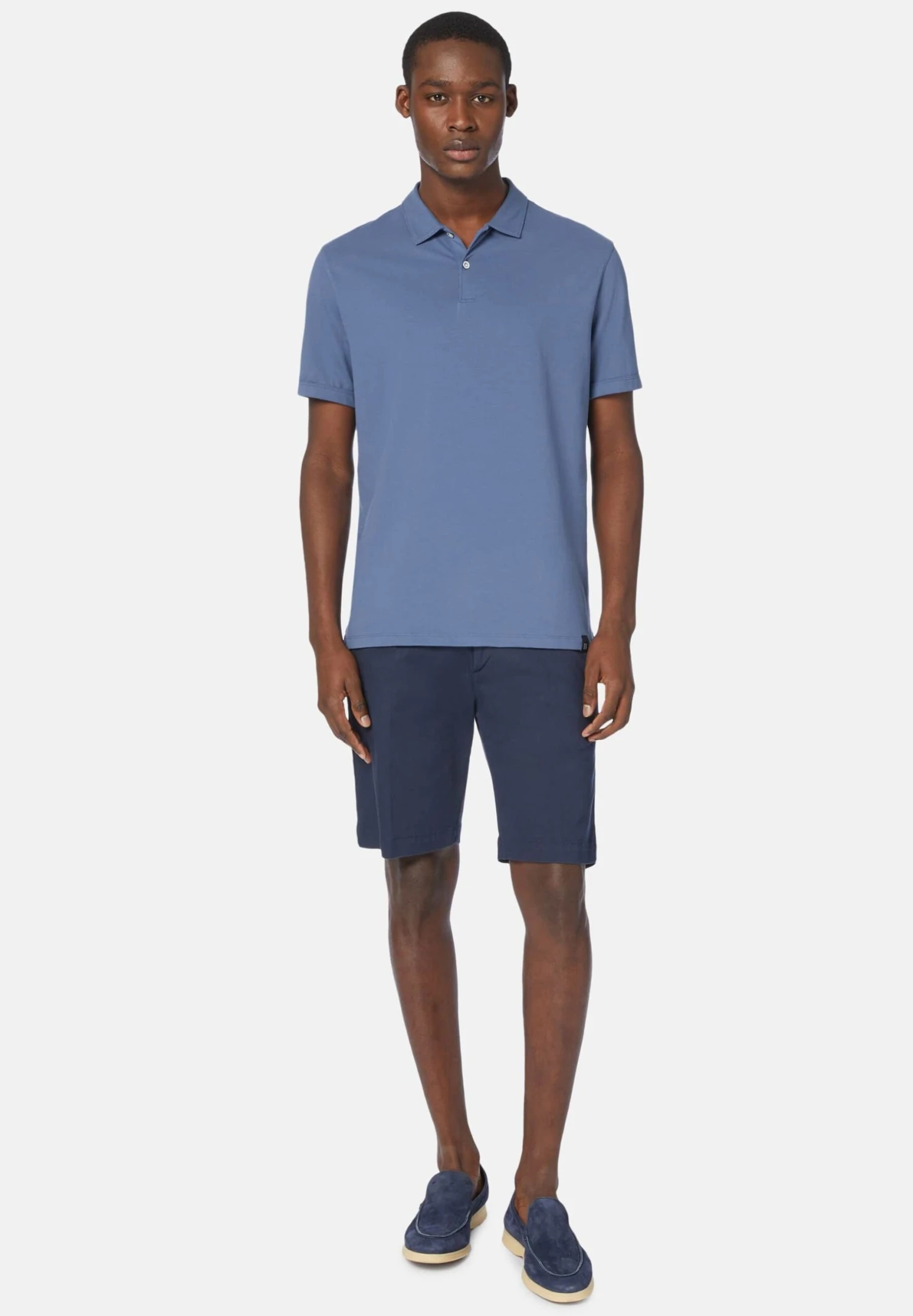 Stretch And Bermuda Co - Shorts - Navy Blue 2 Stretch And Bermuda Co - Shorts - Navy Blue - Afbeelding 2