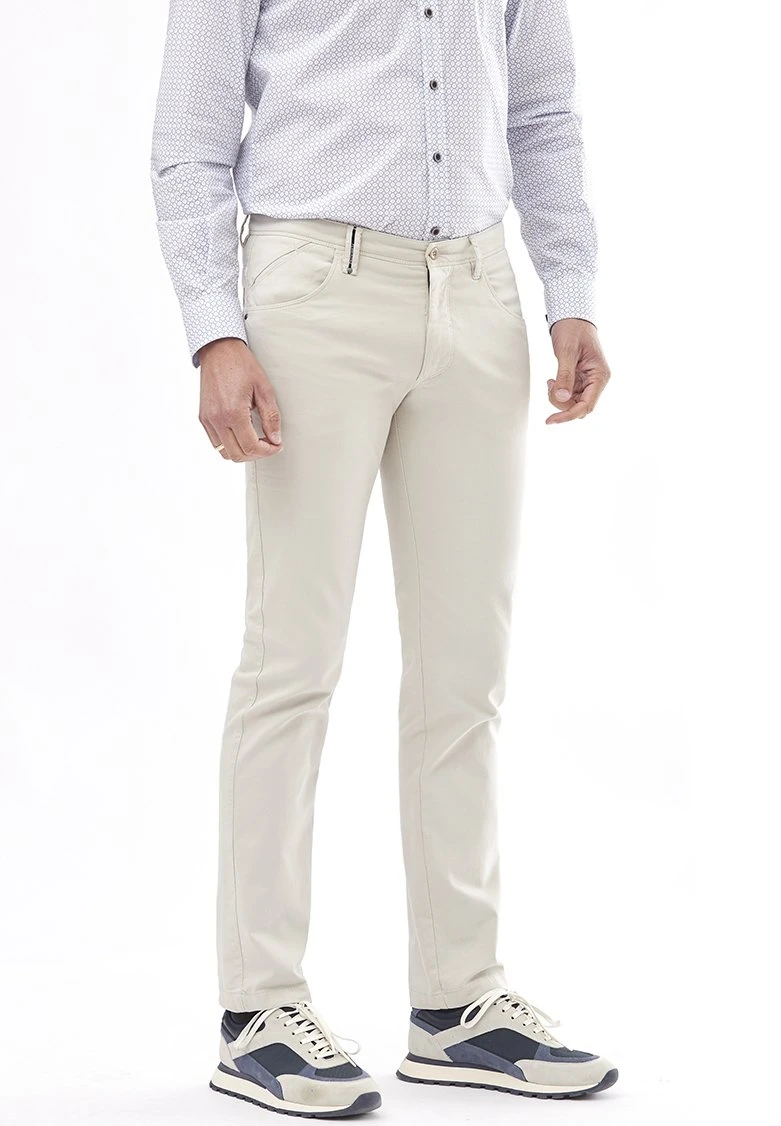 Textured Five Pocket Slim Fit - Broek - Beige Claro 5 Textured Five Pocket Slim Fit - Broek - Beige Claro - Afbeelding 5