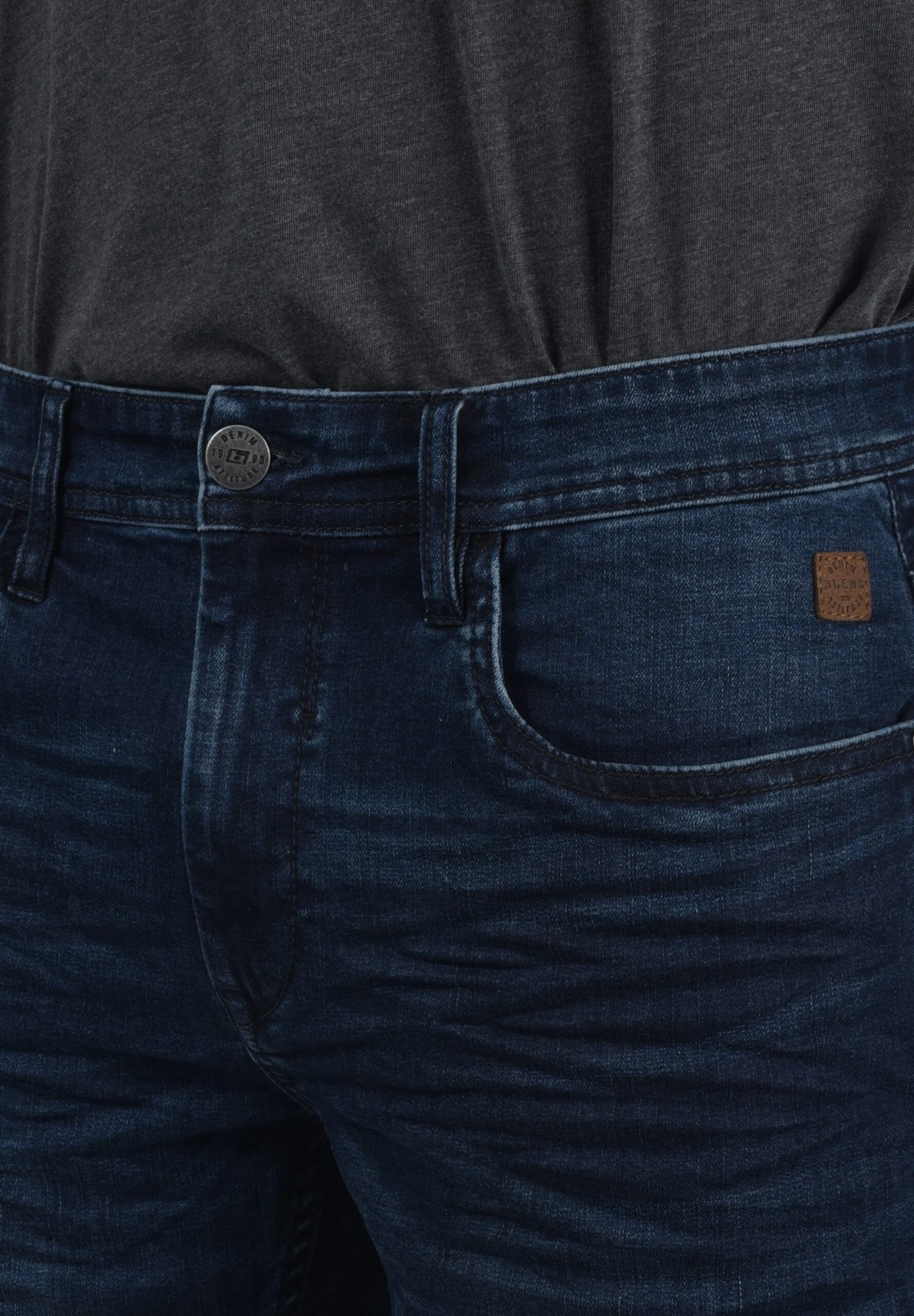 Blend Bhbendigo - Jeansshort - Denim Darkblue 4 Blend Bhbendigo - Jeansshort - Denim Darkblue - Afbeelding 4