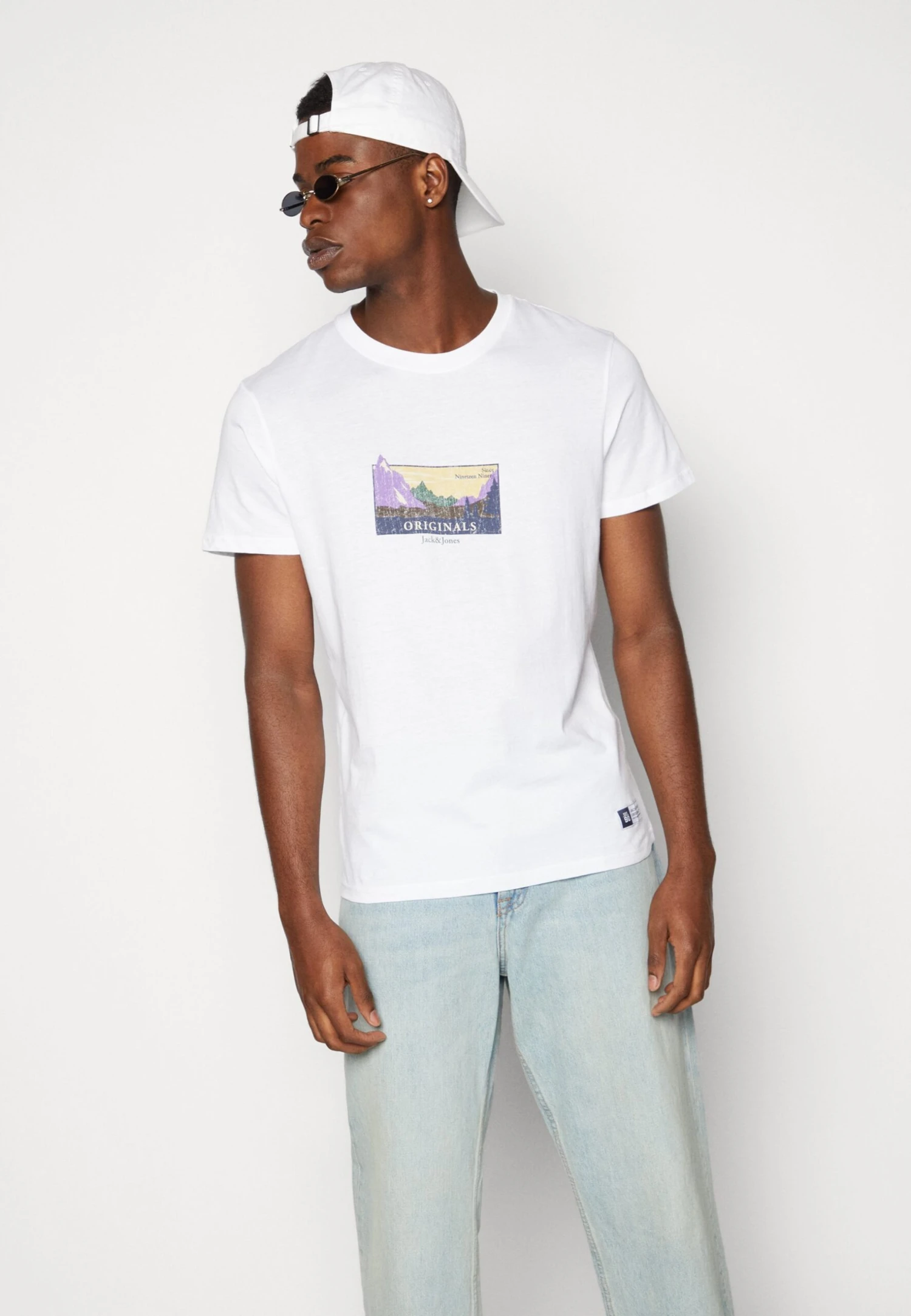 Jack & Jones Jorwoodlandgraphic Tee Crew Neck - T-Shirt Print - Bright White 4 Jack & Jones Jorwoodlandgraphic Tee Crew Neck - T-Shirt Print - Bright White - Afbeelding 4