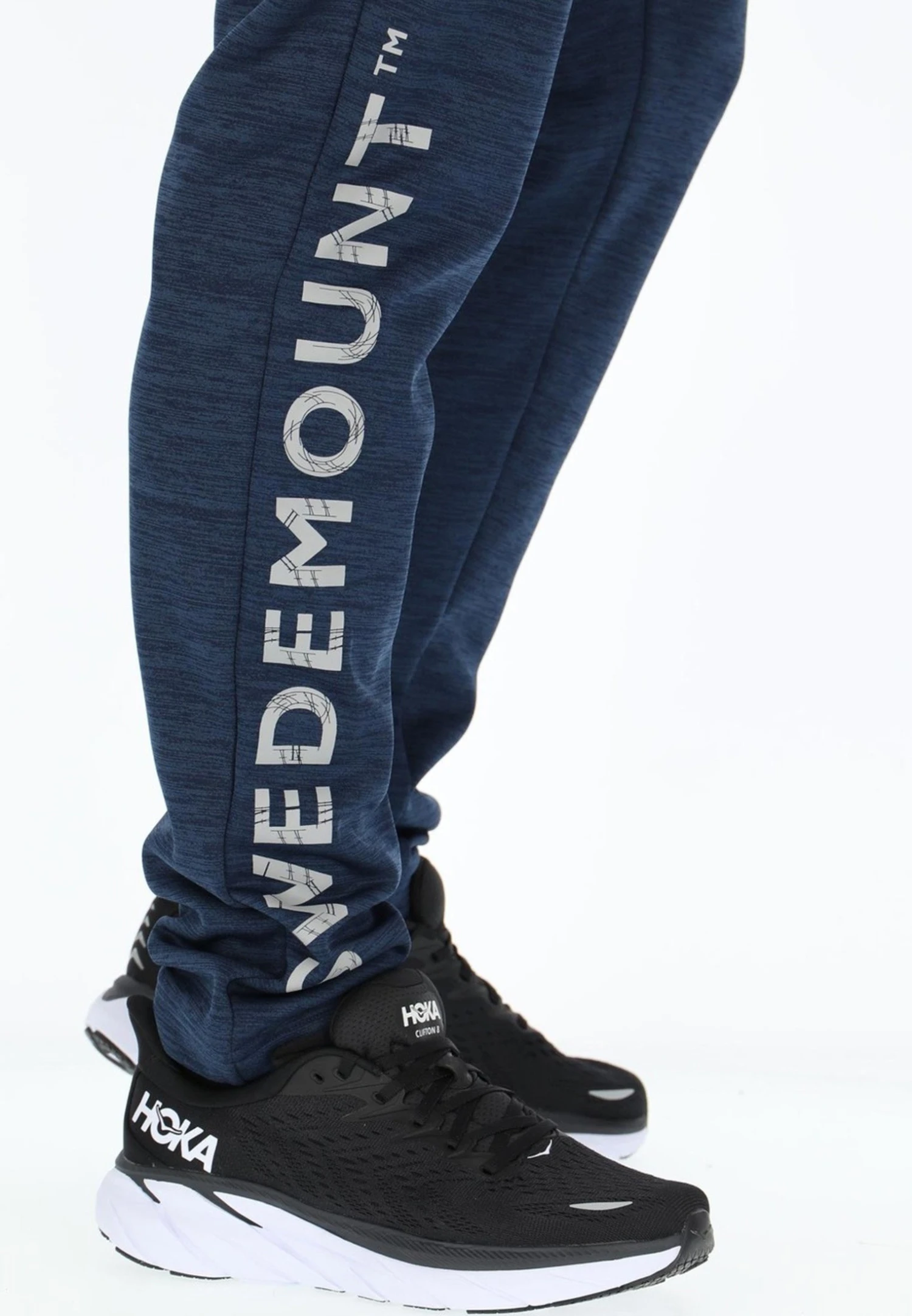 Training Logo - Trainingsbroek - Navy Melange Lt. Grey Melange 3 Training Logo - Trainingsbroek - Navy Melange Lt. Grey Melange - Afbeelding 3