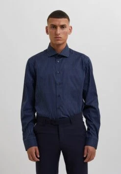 Bertoni Anders- Zakelijk Overhemd - Bluedress