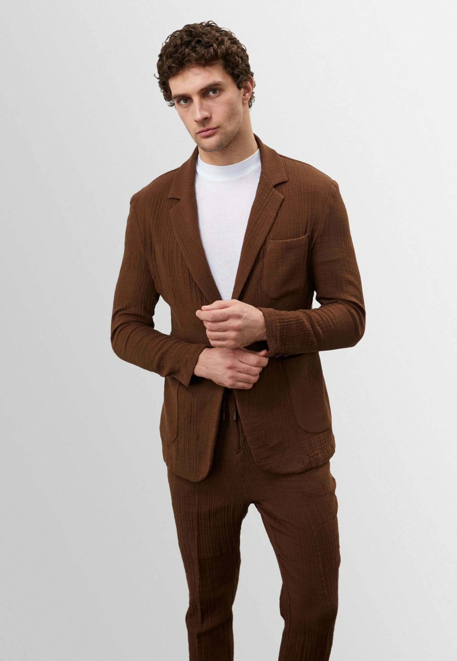 Blazer - Brown 5 Blazer - Brown - Afbeelding 5